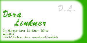dora linkner business card